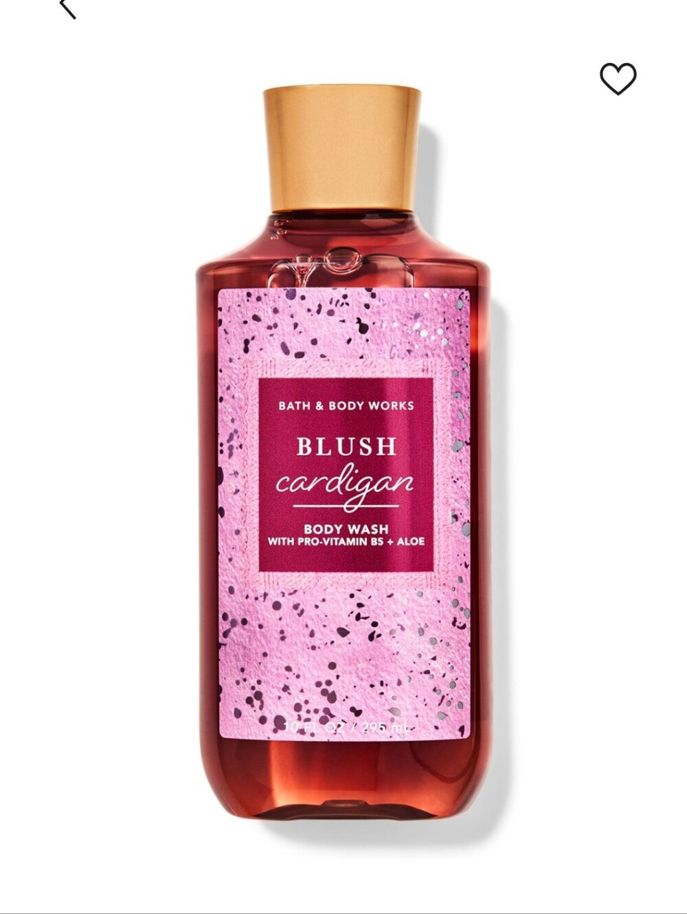 Bath & Body Works Blush Cardigan Body Wash